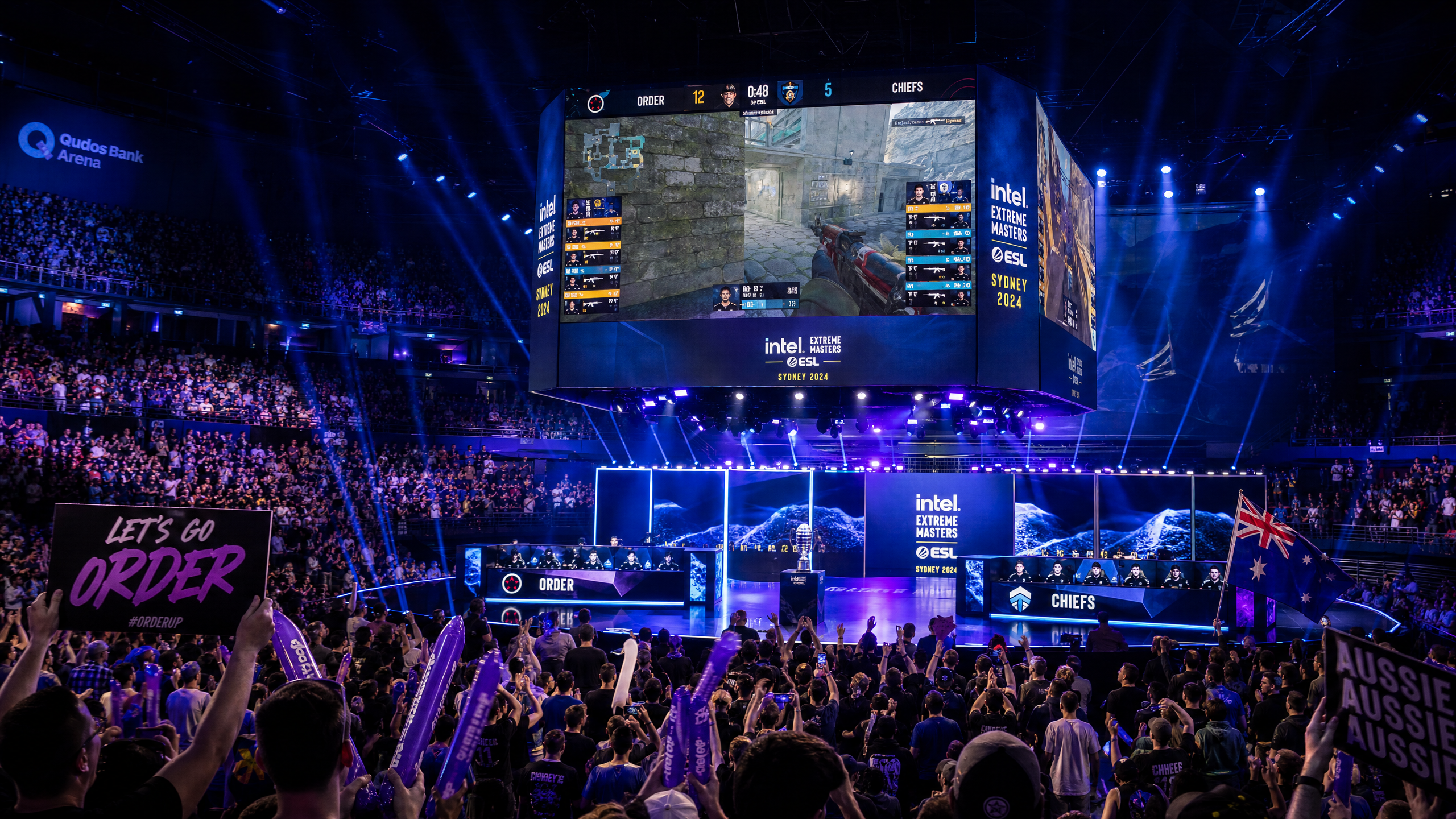 RocketRealm team at an esports event